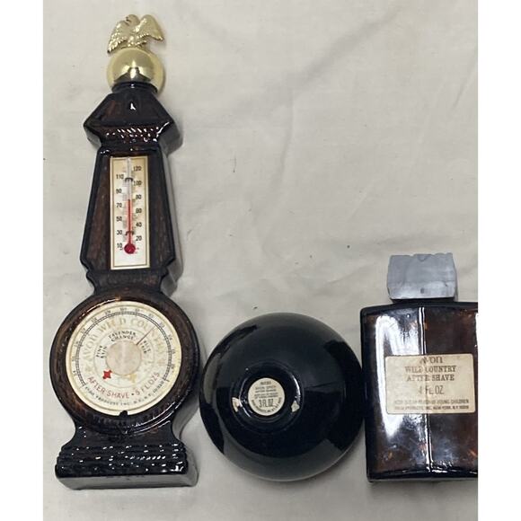 Lot of 5 Avon Men's Wild Country Cologne Bottles Coins, Log Cabin, 8-Ball & More - Picture 5 of 16